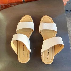 Lucky brand open back sandals